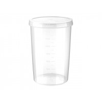 Borcan inalt Phibo 1.5l, cu gradatii, capac twist-off, transparent Borcan inalt Phibo 1.5l, cu gradatii, capac twist-off, transparent