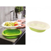 Strecuratoare Phibo oval 32X23cm cu castron 3l Strecuratoare Phibo oval 32X23cm cu castron 3l