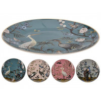Farfurie de servire 26cm Ashlei, portelan, cu desen Farfurie de servire 26cm Ashlei, portelan, cu desen