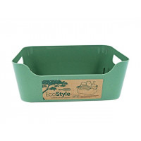 Корзина Econova Scandi 3.1l, 24X17X9cm, зеленая Корзина Econova Scandi 3.1l, 24X17X9cm, зеленая