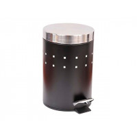 Cos pentru gunoi cu pedala Tendance 3l, 26cm, inox, negru Cos pentru gunoi cu pedala Tendance 3l, 26cm, inox, negru
