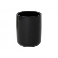 Păhar pentru periuțe de dinți Tendance Dolomite D8.3X11cm negru, ceramică Păhar pentru periuțe de dinți Tendance Dolomite D8.3X11cm negru, ceramică