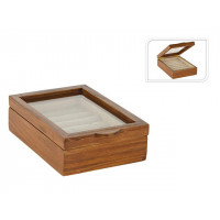 Шкатулка для украшений 12x5x18 см, деревo Шкатулка для украшений 12x5x18 см, деревo