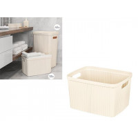 Cos pentru rufe Econova Velvet 35l, 45X36X27cm, bej Cos pentru rufe Econova Velvet 35l, 45X36X27cm, bej