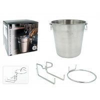 Galeata de racire a bauturilor EH D20cm, H20cm cu suport, inox Galeata de racire a bauturilor EH D20cm, H20cm cu suport, inox