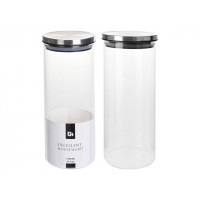 Borcan din sticla EH 1.4l, 25cm, capac din metal Borcan din sticla EH 1.4l, 25cm, capac din metal