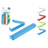 Set clame pentru pachete EH 18buc, 10cm, 4 culori, plastic Set clame pentru pachete EH 18buc, 10cm, 4 culori, plastic