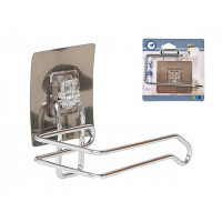 Suport pentru hârtie WC autoadeziv Tendance 8X13X10.5cm, crom Suport pentru hârtie WC autoadeziv Tendance 8X13X10.5cm, crom