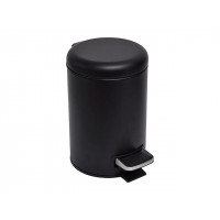Cos pentru gunoi cu pedala Tendance 3l 23X25.5cm, metal, negru, soft close Cos pentru gunoi cu pedala Tendance 3l 23X25.5cm, metal, negru, soft close