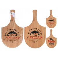 Tava de servire EH 53X30cm, pentru pizza, bambus Tava de servire EH 53X30cm, pentru pizza, bambus