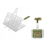 Решетка для гриля BoyScout 33X22X2.5cm, веер в подарок Решетка для гриля BoyScout 33X22X2.5cm, веер в подарок