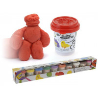Set plastelina 10 culori + 10 stampile Set plastelina 10 culori + 10 stampile