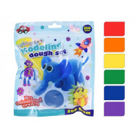 Set creativ cu plastilina 200g, 6 culori Set creativ cu plastilina 200g, 6 culori