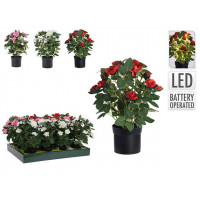 Цветок искусственный с 20LED 25cm, в горшке Цветок искусственный с 20LED 25cm, в горшке