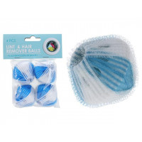 Set bile Ultra Clean pentru indepartarea scamelor si a parului in timpul spalarii 4buc, 50mm