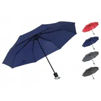 Зонт складной D53cm Piove однотонный, понж