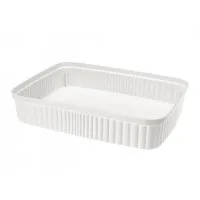 Лоток для хранения Econova Velvet 5.5l, 36X26.5X7cm, белый