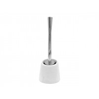 Perie WC cu suport conic Tendance alb, din plastic Perie WC cu suport conic Tendance alb, din plastic