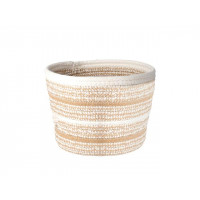 Cos împletit H&S 20X15cm, înalt, rotund, bej Cos împletit H&S 20X15cm, înalt, rotund, bej