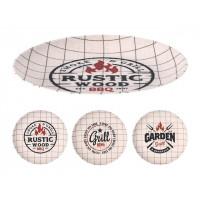 Farfurie EH Grill 20cm, din plastic Farfurie EH Grill 20cm, din plastic