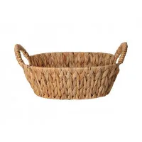Корзина плетеная из тростника 34X24X11см с ручками