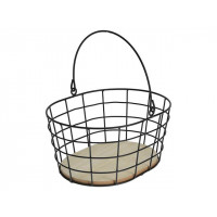 Cos metalic 25X20X12cm, cu maner Cos metalic 25X20X12cm, cu maner