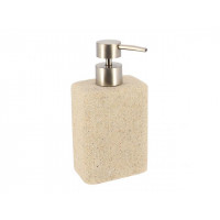 Dozator pentru săpun Tendance Sand Effect 360ml, bej, din polirezin Dozator pentru săpun Tendance Sand Effect 360ml, bej, din polirezin
