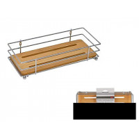 Raft Tendance din otel inoxidabil, bază din bambus Raft Tendance din otel inoxidabil, bază din bambus