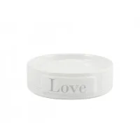 Săpunieră MSV LOVE, albă, ceramică Săpunieră MSV LOVE, albă, ceramică