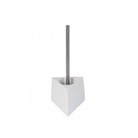 Perie WC cu suport MSV Suez 14.2X12.5X30cm, albă din polirasină Perie WC cu suport MSV Suez 14.2X12.5X30cm, albă din polirasină
