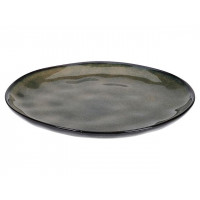 Тарелка десертная 21cm Reactiv Glaze, коричневая Тарелка десертная 21cm Reactiv Glaze, коричневая