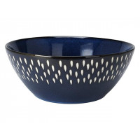 Салатница керамическая 23cm Reactiv Glaze, капли Салатница керамическая 23cm Reactiv Glaze, капли