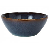 Салатница керамическая 23cm Reactiv Glaze, синяя Салатница керамическая 23cm Reactiv Glaze, синяя