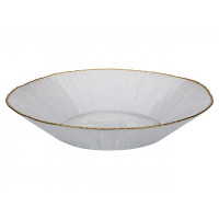 Блюдо стеклянное 29cm Golden Rim Блюдо стеклянное 29cm Golden Rim