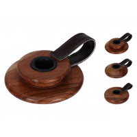Подсвечник дерево акация D12X4cm Подсвечник дерево акация D12X4cm