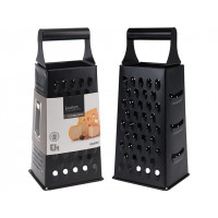 Razatoare cu patru laturi EH 24.5X10X8cm, inox, negru Razatoare cu patru laturi EH 24.5X10X8cm, inox, negru