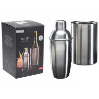 Set pentru bar EH 2buc: galeata pentru gheata, shaker Set pentru bar EH 2buc: galeata pentru gheata, shaker