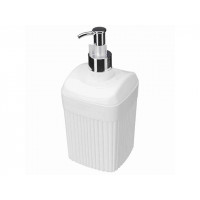 Dozator pentru săpun Econova Velvet 0.65l, 18.7cm, alb Dozator pentru săpun Econova Velvet 0.65l, 18.7cm, alb