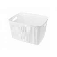 Cos pentru rufe Velvet 35l, 45X36X27cm, alb Cos pentru rufe Velvet 35l, 45X36X27cm, alb