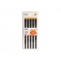Набор палочек бамбуковых 5пар Golden Black Набор палочек бамбуковых 5пар Golden Black
