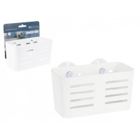 Coș pentru baie Bathroom 16X9.5X8cm, alb Coș pentru baie Bathroom 16X9.5X8cm, alb