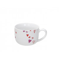 Cana 480ml pentru dejun Tognana Amore, portelan Cana 480ml pentru dejun Tognana Amore, portelan