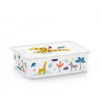 Коробка с крышкой C-box L Wild Animals 27l, 55X39XH17cm Коробка с крышкой C-box L Wild Animals 27l, 55X39XH17cm
