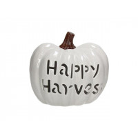 Сувенир LED Тыква AF 19X14cm Happy Harvest, керамика