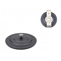 Capac Pinti Tradition Pro Black 24cm cu maner din aluminiu Capac Pinti Tradition Pro Black 24cm cu maner din aluminiu