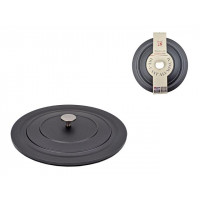 Capac Pinti Tradition Pro Black 28cm cu maner din aluminiu Capac Pinti Tradition Pro Black 28cm cu maner din aluminiu