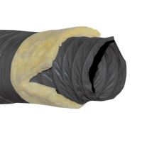 Tub flexibil termo-fonoziolat cu perete dublu pentru ventilare