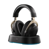 Căști gaming MCHOSE V9 Turbo Plus, Fără fir/Cu fir, Negru | Auriu