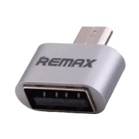 Adaptor USB Remax RA-OTG, Micro-USB/USB Type-A (F), Argintiu