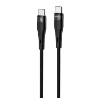 Cablu Type-C (Type-C), Proove Light Silicone Plus 60W (1m),Black